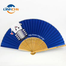 hot selling mini fashion bamboo ribs hand fan with your logo